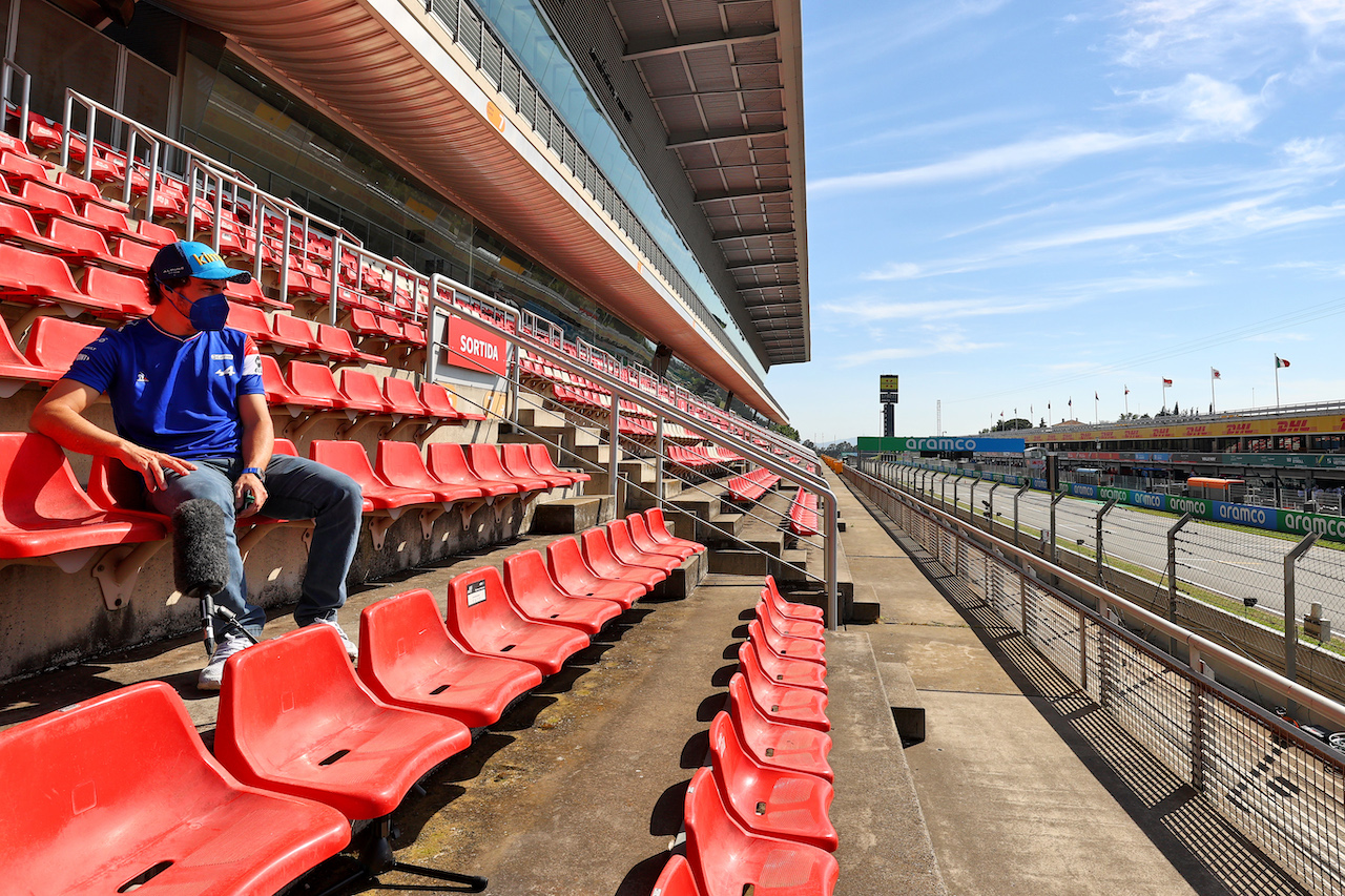 GP SPAGNA, Fernando Alonso (ESP) Alpine F1 Team.
06.05.2021. Formula 1 World Championship, Rd 4, Spanish Grand Prix, Barcelona, Spain, Preparation Day.
- www.xpbimages.com, EMail: requests@xpbimages.com © Copyright: Moy / XPB Images