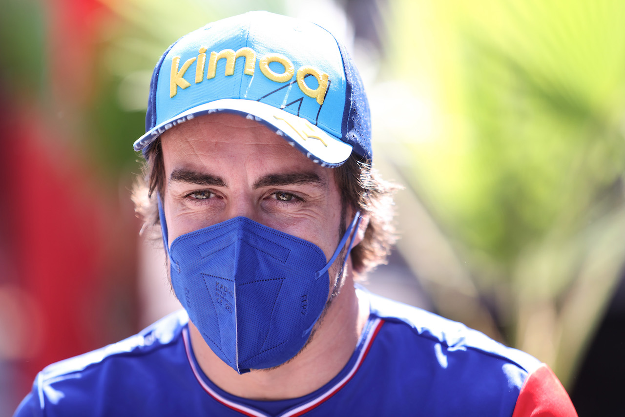GP SPAGNA, Fernando Alonso (ESP) Alpine F1 Team.
06.05.2021. Formula 1 World Championship, Rd 4, Spanish Grand Prix, Barcelona, Spain, Preparation Day.
- www.xpbimages.com, EMail: requests@xpbimages.com © Copyright: Charniaux / XPB Images