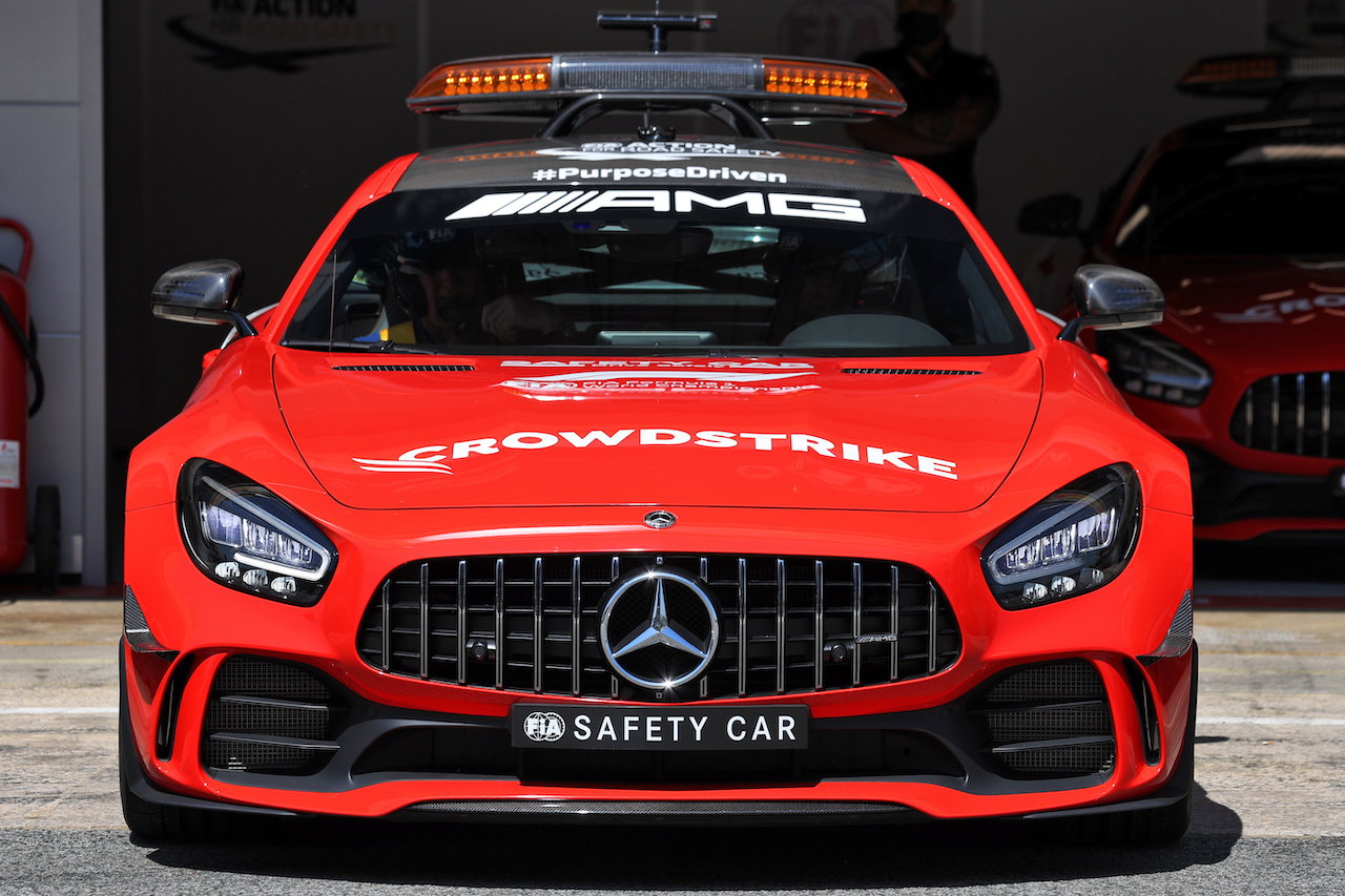 GP SPAGNA, Mercedes FIA Safety Car.
06.05.2021. Formula 1 World Championship, Rd 4, Spanish Grand Prix, Barcelona, Spain, Preparation Day.
- www.xpbimages.com, EMail: requests@xpbimages.com © Copyright: Batchelor / XPB Images