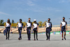 GP SPAGNA, Yuki Tsunoda (JPN) AlphaTauri walks the circuit with the team.
06.05.2021. Formula 1 World Championship, Rd 4, Spanish Grand Prix, Barcelona, Spain, Preparation Day.
- www.xpbimages.com, EMail: requests@xpbimages.com © Copyright: Moy / XPB Images