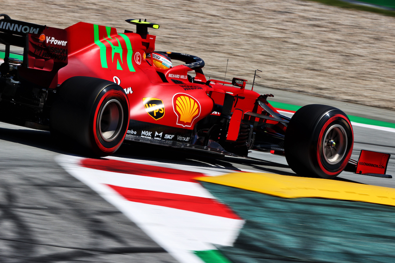 GP SPAGNA, Carlos Sainz Jr (ESP) Ferrari SF-21.
08.05.2021. Formula 1 World Championship, Rd 4, Spanish Grand Prix, Barcelona, Spain, Qualifiche Day.
- www.xpbimages.com, EMail: requests@xpbimages.com © Copyright: Moy / XPB Images