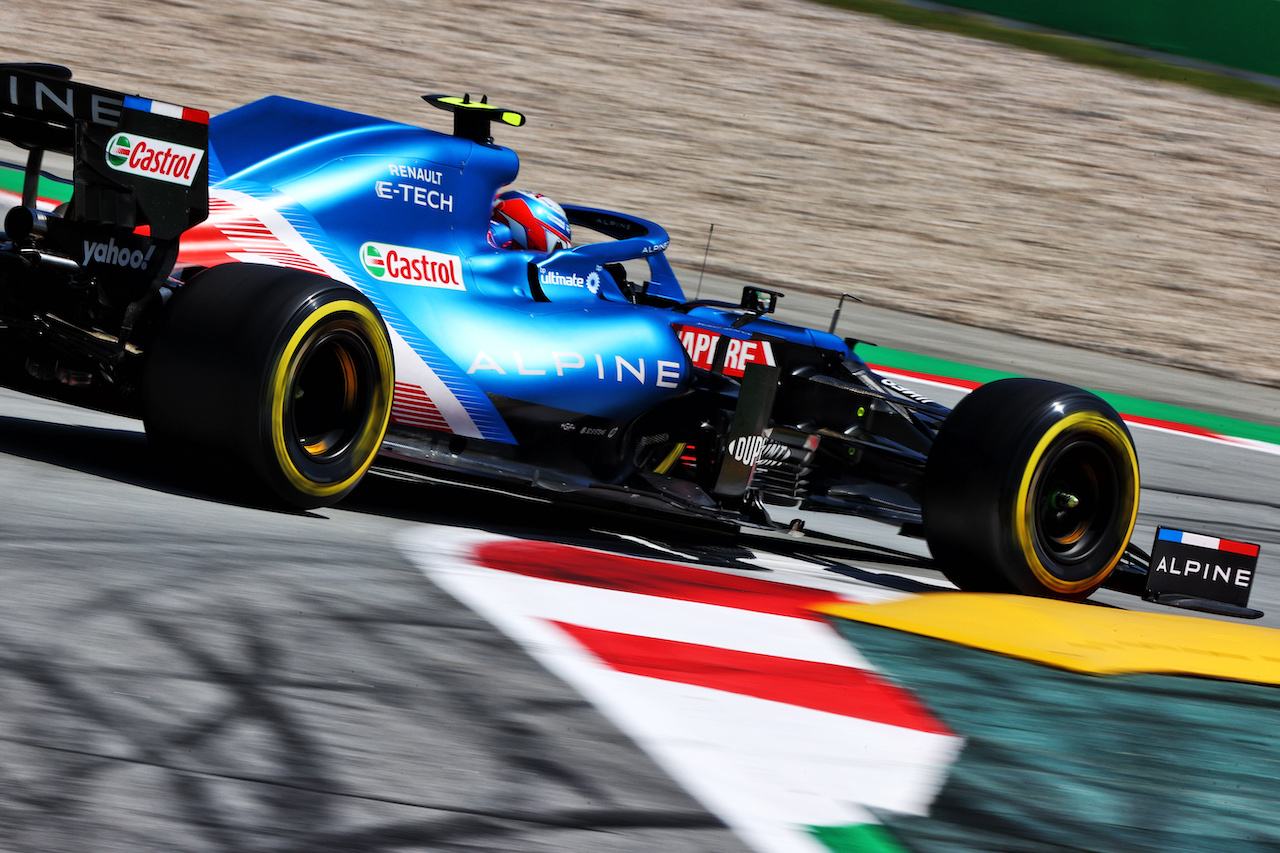 GP SPAGNA, Esteban Ocon (FRA) Alpine F1 Team A521.
08.05.2021. Formula 1 World Championship, Rd 4, Spanish Grand Prix, Barcelona, Spain, Qualifiche Day.
- www.xpbimages.com, EMail: requests@xpbimages.com © Copyright: Moy / XPB Images