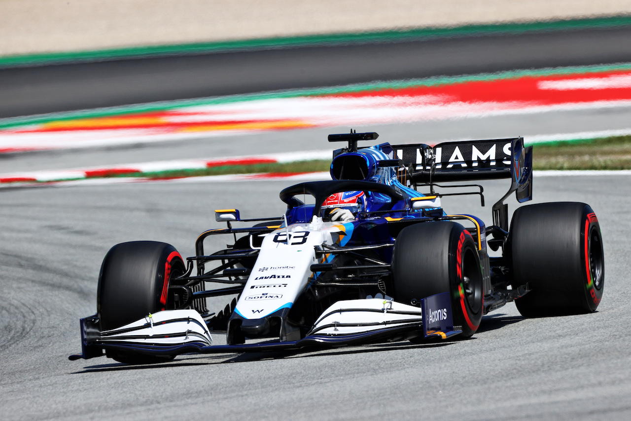 GP SPAGNA, George Russell (GBR) Williams Racing FW43B.
08.05.2021. Formula 1 World Championship, Rd 4, Spanish Grand Prix, Barcelona, Spain, Qualifiche Day.
- www.xpbimages.com, EMail: requests@xpbimages.com © Copyright: Moy / XPB Images