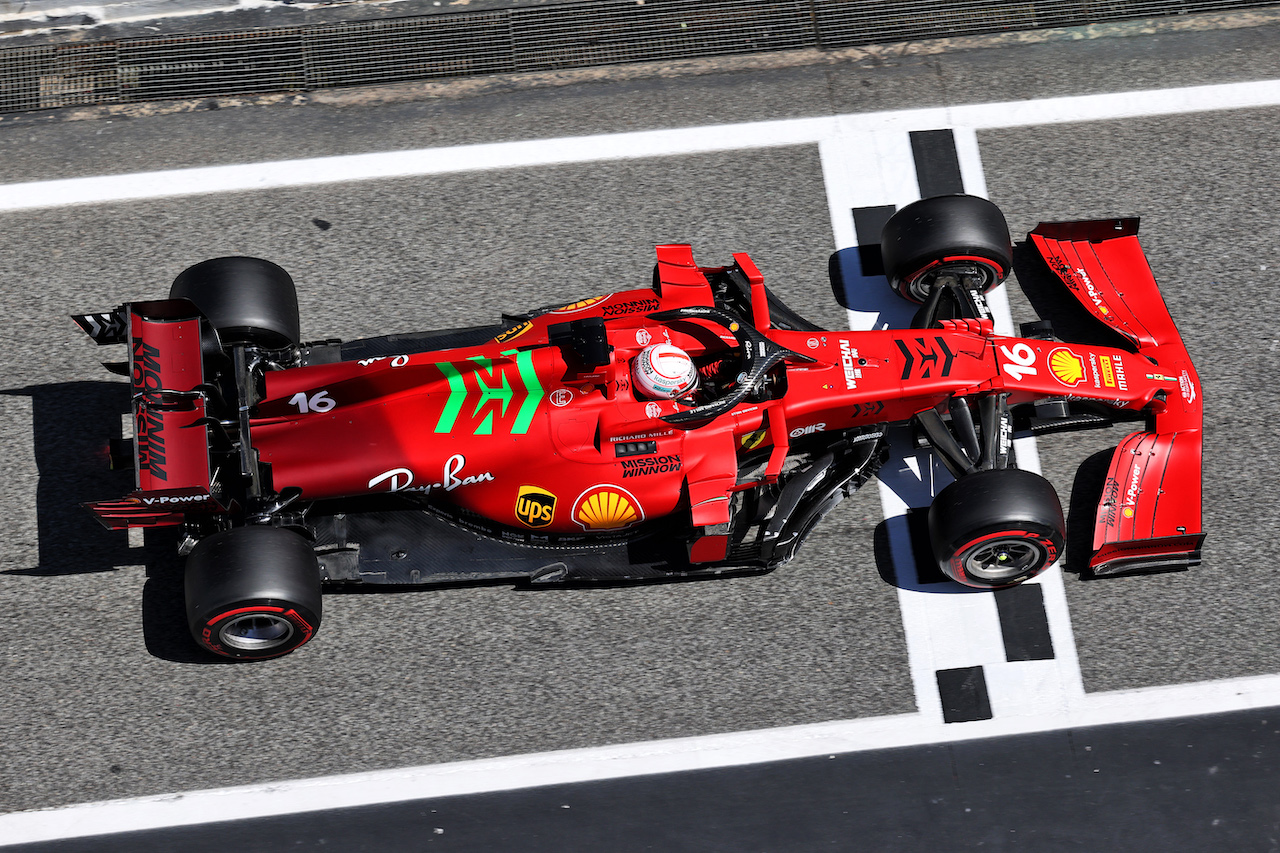 GP SPAGNA, Charles Leclerc (MON) Ferrari SF-21.
08.05.2021. Formula 1 World Championship, Rd 4, Spanish Grand Prix, Barcelona, Spain, Qualifiche Day.
- www.xpbimages.com, EMail: requests@xpbimages.com © Copyright: Batchelor / XPB Images