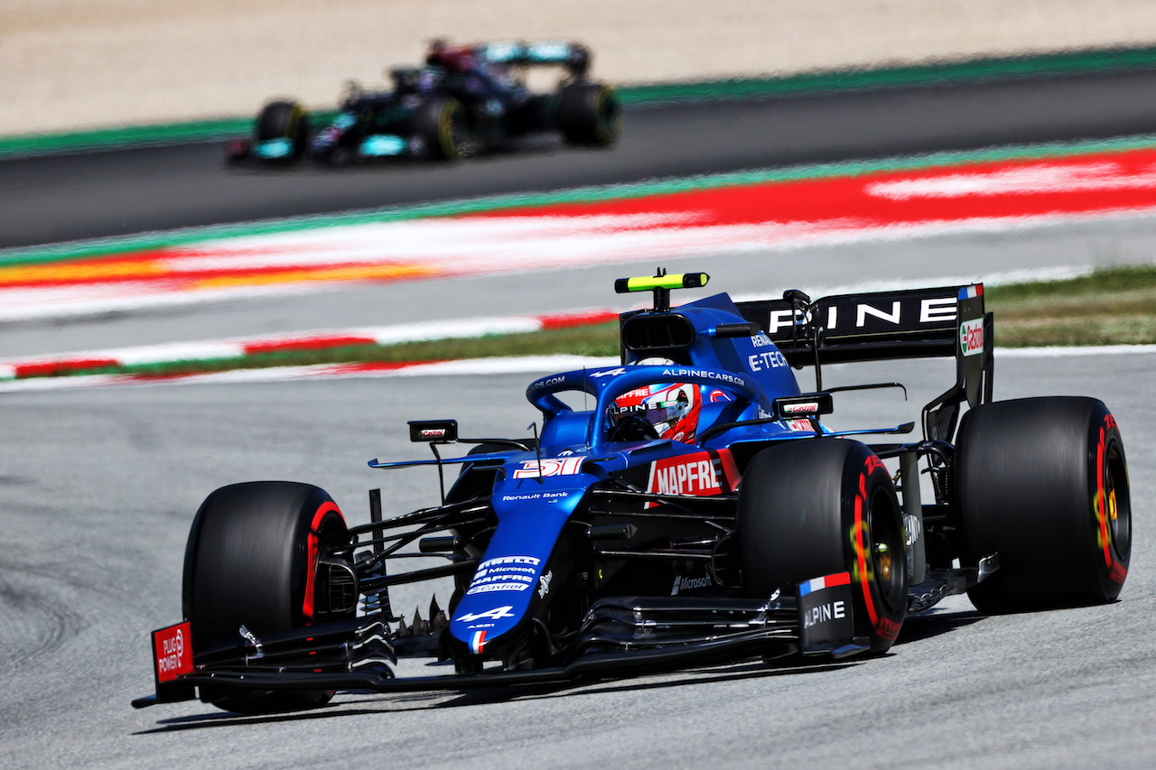 GP SPAGNA, Esteban Ocon (FRA) Alpine F1 Team A521.
08.05.2021. Formula 1 World Championship, Rd 4, Spanish Grand Prix, Barcelona, Spain, Qualifiche Day.
- www.xpbimages.com, EMail: requests@xpbimages.com © Copyright: Moy / XPB Images