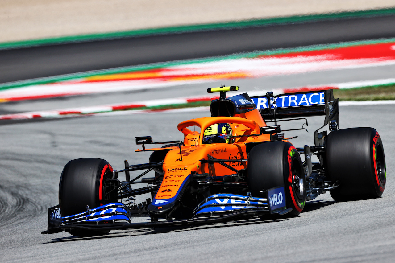 GP SPAGNA, Lando Norris (GBR) McLaren MCL35M.
08.05.2021. Formula 1 World Championship, Rd 4, Spanish Grand Prix, Barcelona, Spain, Qualifiche Day.
- www.xpbimages.com, EMail: requests@xpbimages.com © Copyright: Moy / XPB Images