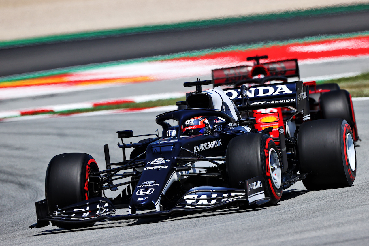 GP SPAGNA, Yuki Tsunoda (JPN) AlphaTauri AT02.
08.05.2021. Formula 1 World Championship, Rd 4, Spanish Grand Prix, Barcelona, Spain, Qualifiche Day.
- www.xpbimages.com, EMail: requests@xpbimages.com © Copyright: Moy / XPB Images