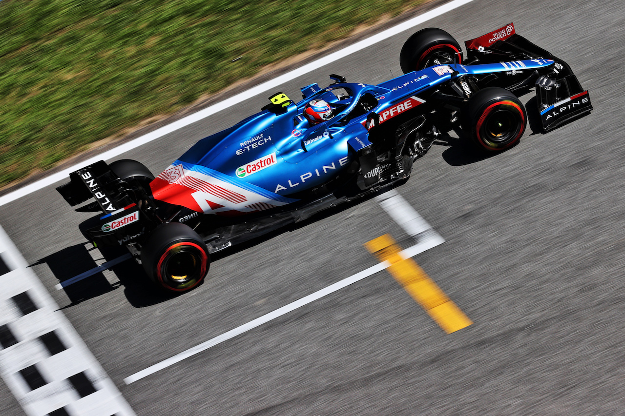 GP SPAGNA, Esteban Ocon (FRA) Alpine F1 Team A521.
08.05.2021. Formula 1 World Championship, Rd 4, Spanish Grand Prix, Barcelona, Spain, Qualifiche Day.
- www.xpbimages.com, EMail: requests@xpbimages.com © Copyright: Batchelor / XPB Images