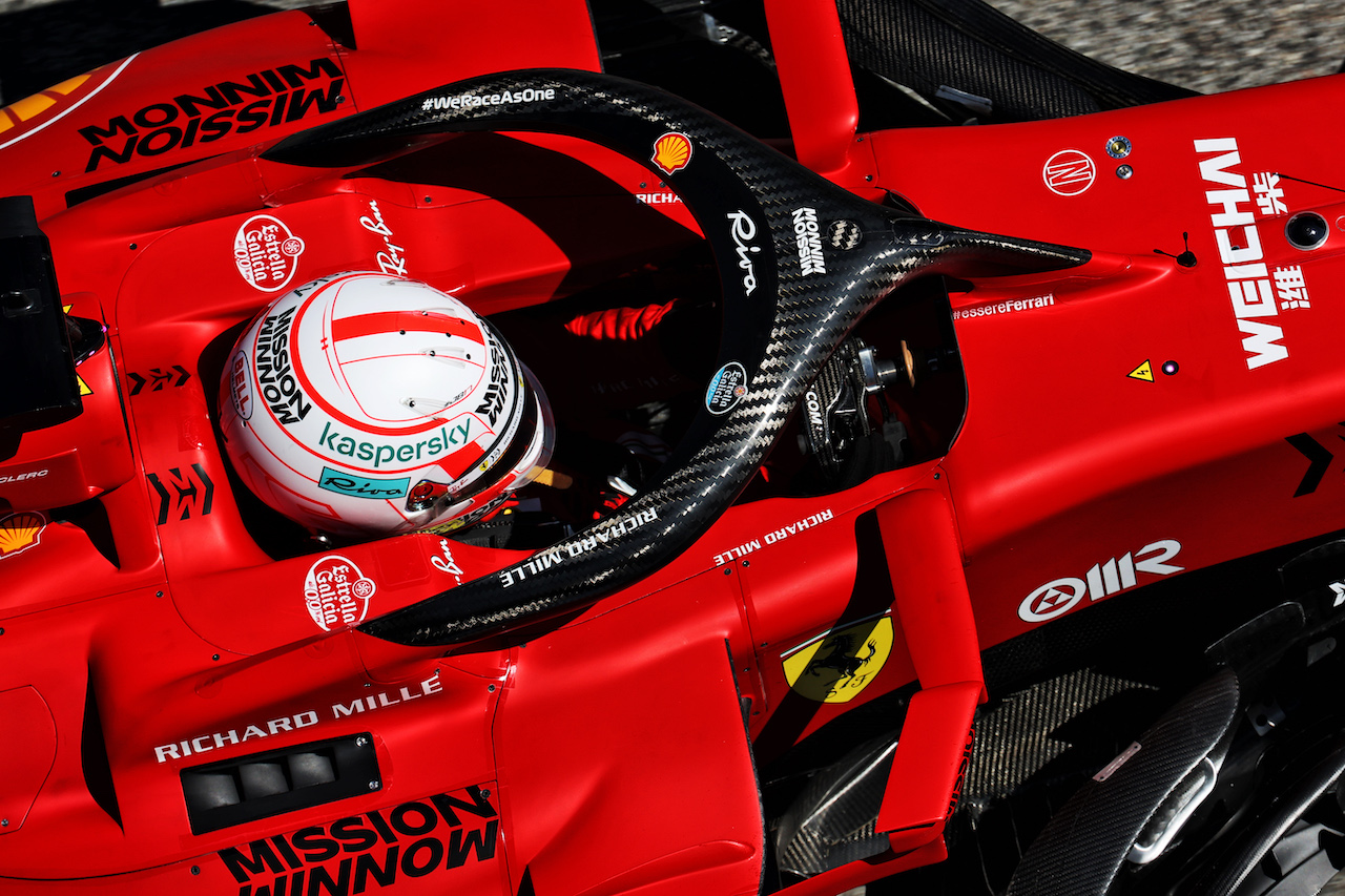 GP SPAGNA, Charles Leclerc (MON) Ferrari SF-21.
08.05.2021. Formula 1 World Championship, Rd 4, Spanish Grand Prix, Barcelona, Spain, Qualifiche Day.
- www.xpbimages.com, EMail: requests@xpbimages.com © Copyright: Batchelor / XPB Images