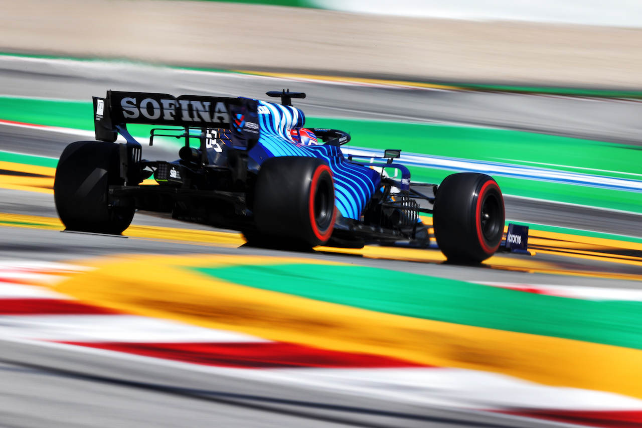 GP SPAGNA, George Russell (GBR) Williams Racing FW43B.
08.05.2021. Formula 1 World Championship, Rd 4, Spanish Grand Prix, Barcelona, Spain, Qualifiche Day.
- www.xpbimages.com, EMail: requests@xpbimages.com © Copyright: Moy / XPB Images