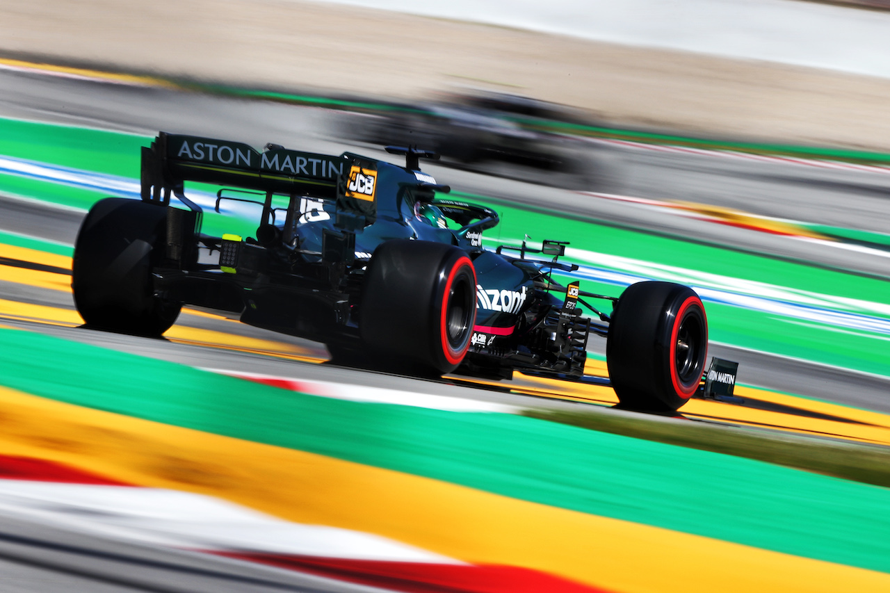 GP SPAGNA, Lance Stroll (CDN) Aston Martin F1 Team AMR21.
08.05.2021. Formula 1 World Championship, Rd 4, Spanish Grand Prix, Barcelona, Spain, Qualifiche Day.
- www.xpbimages.com, EMail: requests@xpbimages.com © Copyright: Moy / XPB Images