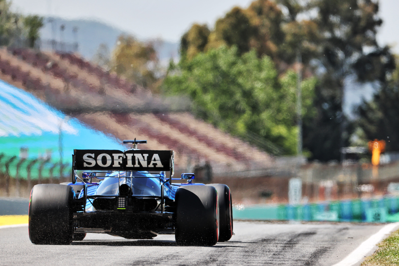 GP SPAGNA, George Russell (GBR) Williams Racing FW43B.
08.05.2021. Formula 1 World Championship, Rd 4, Spanish Grand Prix, Barcelona, Spain, Qualifiche Day.
- www.xpbimages.com, EMail: requests@xpbimages.com © Copyright: Batchelor / XPB Images