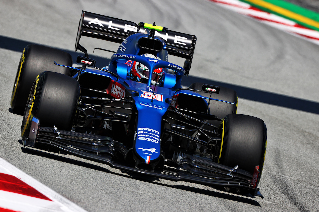 GP SPAGNA, Esteban Ocon (FRA) Alpine F1 Team A521.
08.05.2021. Formula 1 World Championship, Rd 4, Spanish Grand Prix, Barcelona, Spain, Qualifiche Day.
- www.xpbimages.com, EMail: requests@xpbimages.com © Copyright: Moy / XPB Images