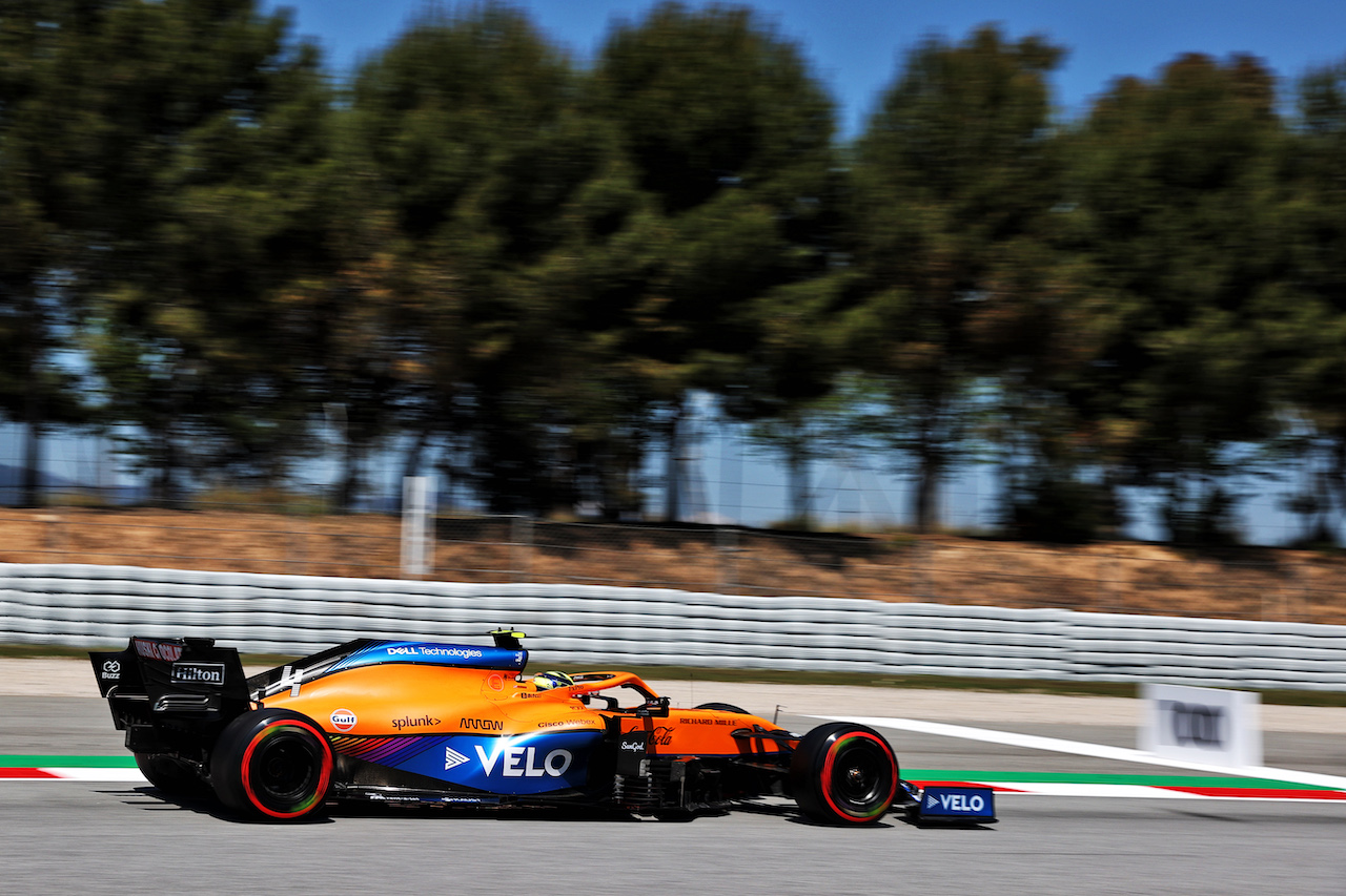 GP SPAGNA, Lando Norris (GBR) McLaren MCL35M.
08.05.2021. Formula 1 World Championship, Rd 4, Spanish Grand Prix, Barcelona, Spain, Qualifiche Day.
- www.xpbimages.com, EMail: requests@xpbimages.com © Copyright: Batchelor / XPB Images