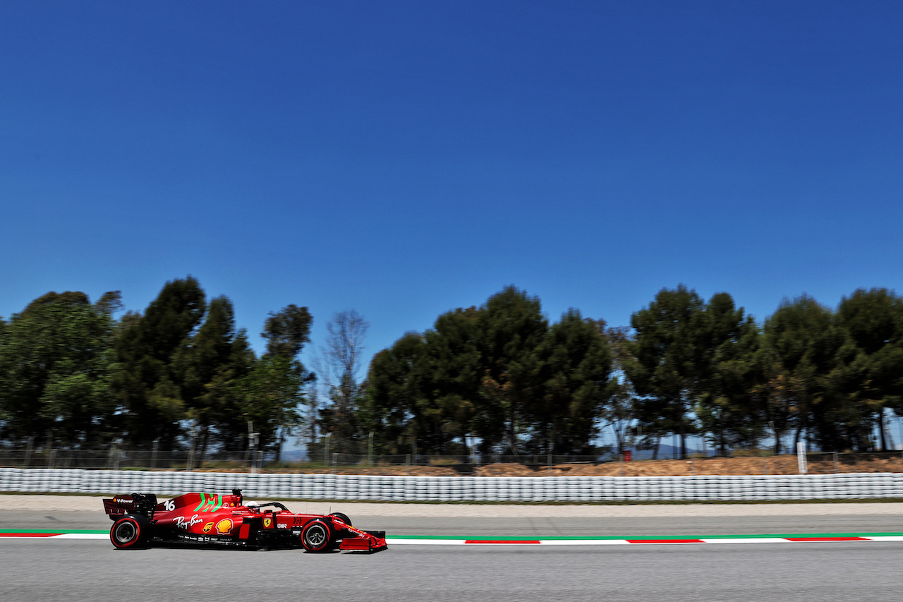 GP SPAGNA, Charles Leclerc (MON) Ferrari SF-21.
08.05.2021. Formula 1 World Championship, Rd 4, Spanish Grand Prix, Barcelona, Spain, Qualifiche Day.
- www.xpbimages.com, EMail: requests@xpbimages.com © Copyright: Batchelor / XPB Images