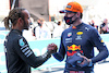 GP SPAGNA, (L to R): Lewis Hamilton (GBR) Mercedes AMG F1 celebrates his 100th pole position in qualifying parc ferme with second placed Max Verstappen (NLD) Red Bull Racing.
08.05.2021. Formula 1 World Championship, Rd 4, Spanish Grand Prix, Barcelona, Spain, Qualifiche Day.
- www.xpbimages.com, EMail: requests@xpbimages.com © Copyright: Batchelor / XPB Images