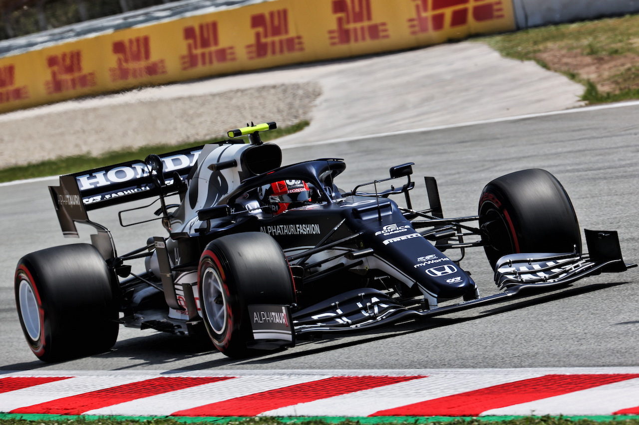 GP SPAGNA, Pierre Gasly (FRA) AlphaTauri AT02.
07.05.2021 Formula 1 World Championship, Rd 4, Spanish Grand Prix, Barcelona, Spain, Practice Day.
- www.xpbimages.com, EMail: requests@xpbimages.com © Copyright: Batchelor / XPB Images