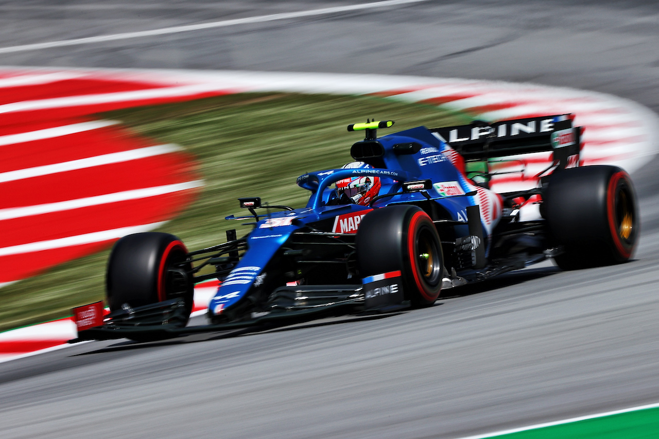 GP SPAGNA, Esteban Ocon (FRA) Alpine F1 Team A521.
07.05.2021 Formula 1 World Championship, Rd 4, Spanish Grand Prix, Barcelona, Spain, Practice Day.
- www.xpbimages.com, EMail: requests@xpbimages.com © Copyright: Moy / XPB Images