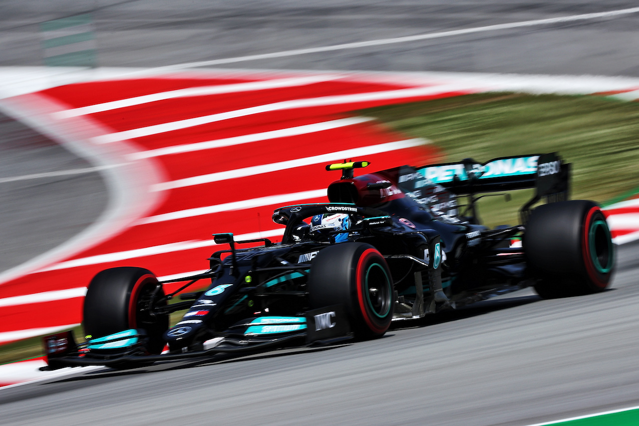 GP SPAGNA, Valtteri Bottas (FIN) Mercedes AMG F1 W12.
07.05.2021 Formula 1 World Championship, Rd 4, Spanish Grand Prix, Barcelona, Spain, Practice Day.
- www.xpbimages.com, EMail: requests@xpbimages.com © Copyright: Moy / XPB Images