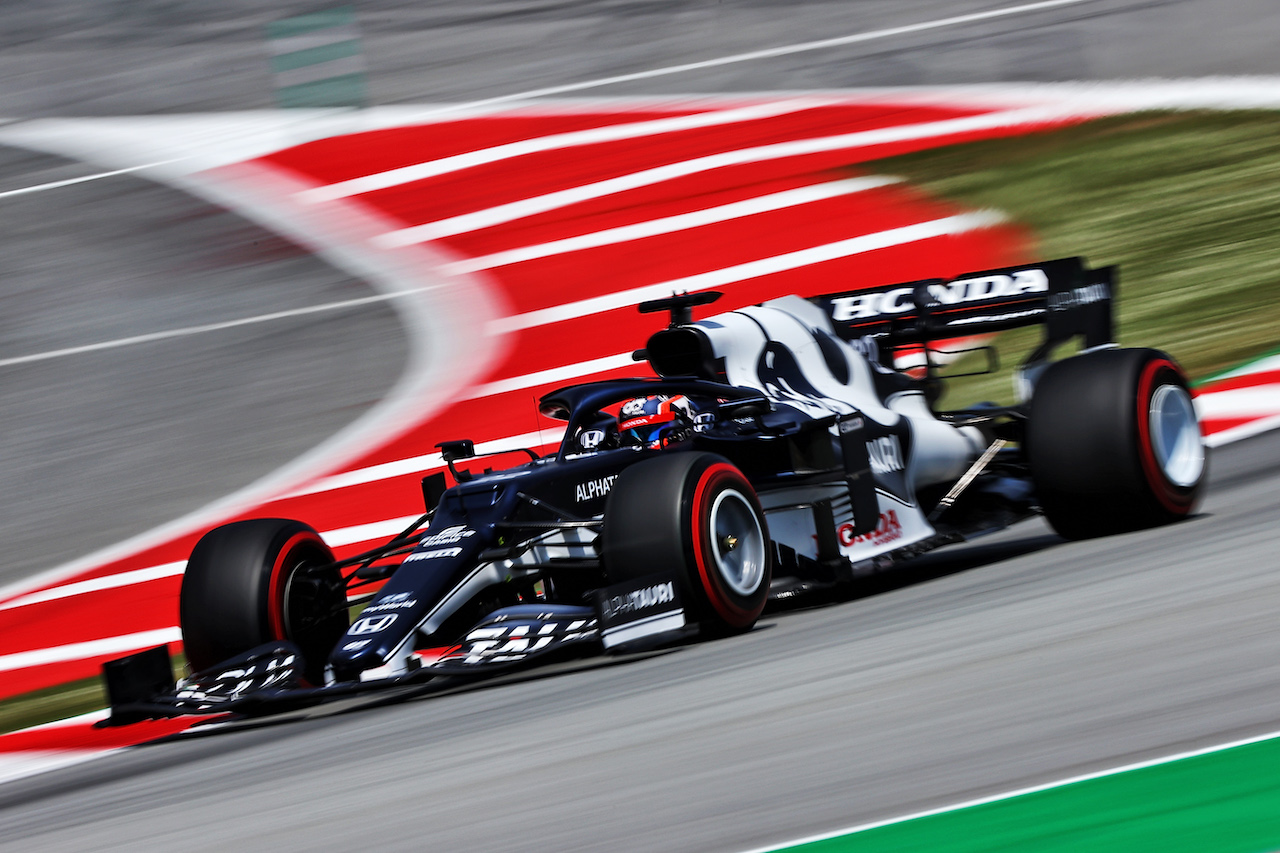 GP SPAGNA, Yuki Tsunoda (JPN) AlphaTauri AT02.
07.05.2021 Formula 1 World Championship, Rd 4, Spanish Grand Prix, Barcelona, Spain, Practice Day.
- www.xpbimages.com, EMail: requests@xpbimages.com © Copyright: Moy / XPB Images
