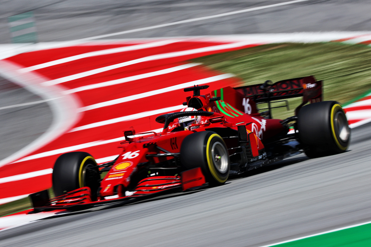 GP SPAGNA, Charles Leclerc (MON) Ferrari SF-21.
07.05.2021 Formula 1 World Championship, Rd 4, Spanish Grand Prix, Barcelona, Spain, Practice Day.
- www.xpbimages.com, EMail: requests@xpbimages.com © Copyright: Moy / XPB Images