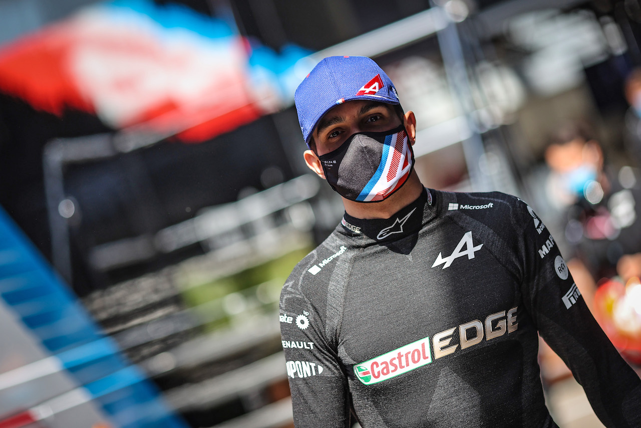 GP SPAGNA, Esteban Ocon (FRA) Alpine F1 Team.
07.05.2021 Formula 1 World Championship, Rd 4, Spanish Grand Prix, Barcelona, Spain, Practice Day.
- www.xpbimages.com, EMail: requests@xpbimages.com © Copyright: Charniaux / XPB Images