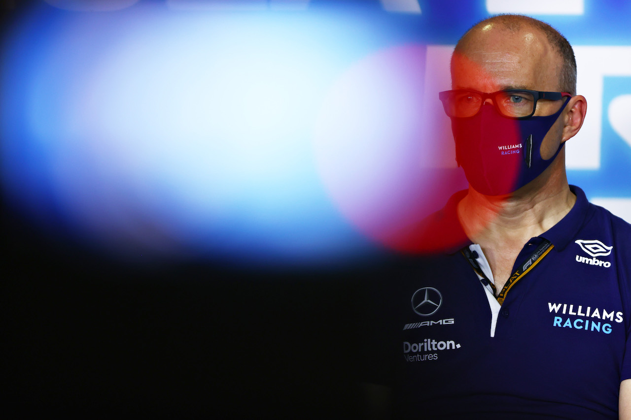GP SPAGNA, Simon Roberts (GBR) Williams Racing F1 Team Principal in the FIA Press Conference.
07.05.2021 Formula 1 World Championship, Rd 4, Spanish Grand Prix, Barcelona, Spain, Practice Day.
- www.xpbimages.com, EMail: requests@xpbimages.com © Copyright: FIA Pool Image for Editorial Use Only