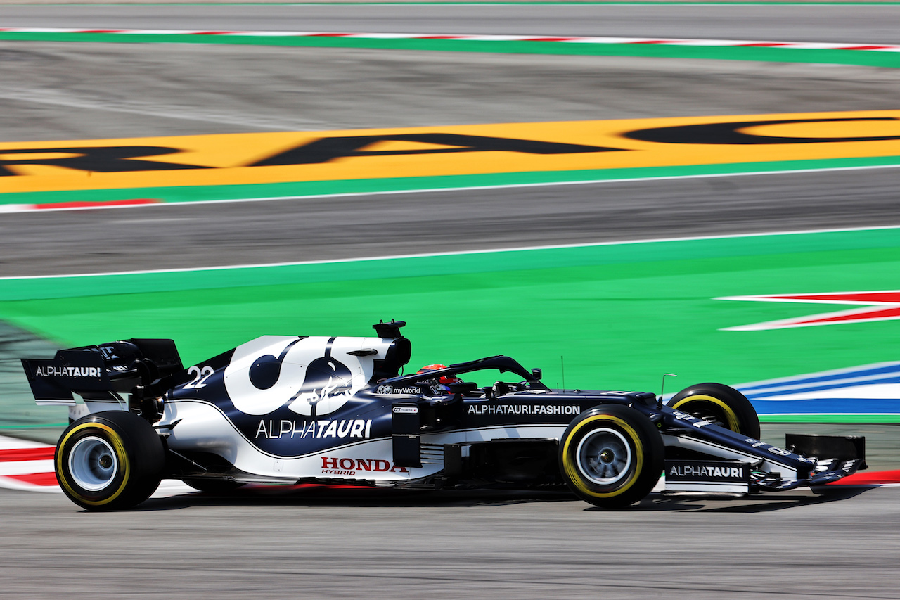 GP SPAGNA, Yuki Tsunoda (JPN) AlphaTauri AT02.
07.05.2021 Formula 1 World Championship, Rd 4, Spanish Grand Prix, Barcelona, Spain, Practice Day.
- www.xpbimages.com, EMail: requests@xpbimages.com © Copyright: Batchelor / XPB Images