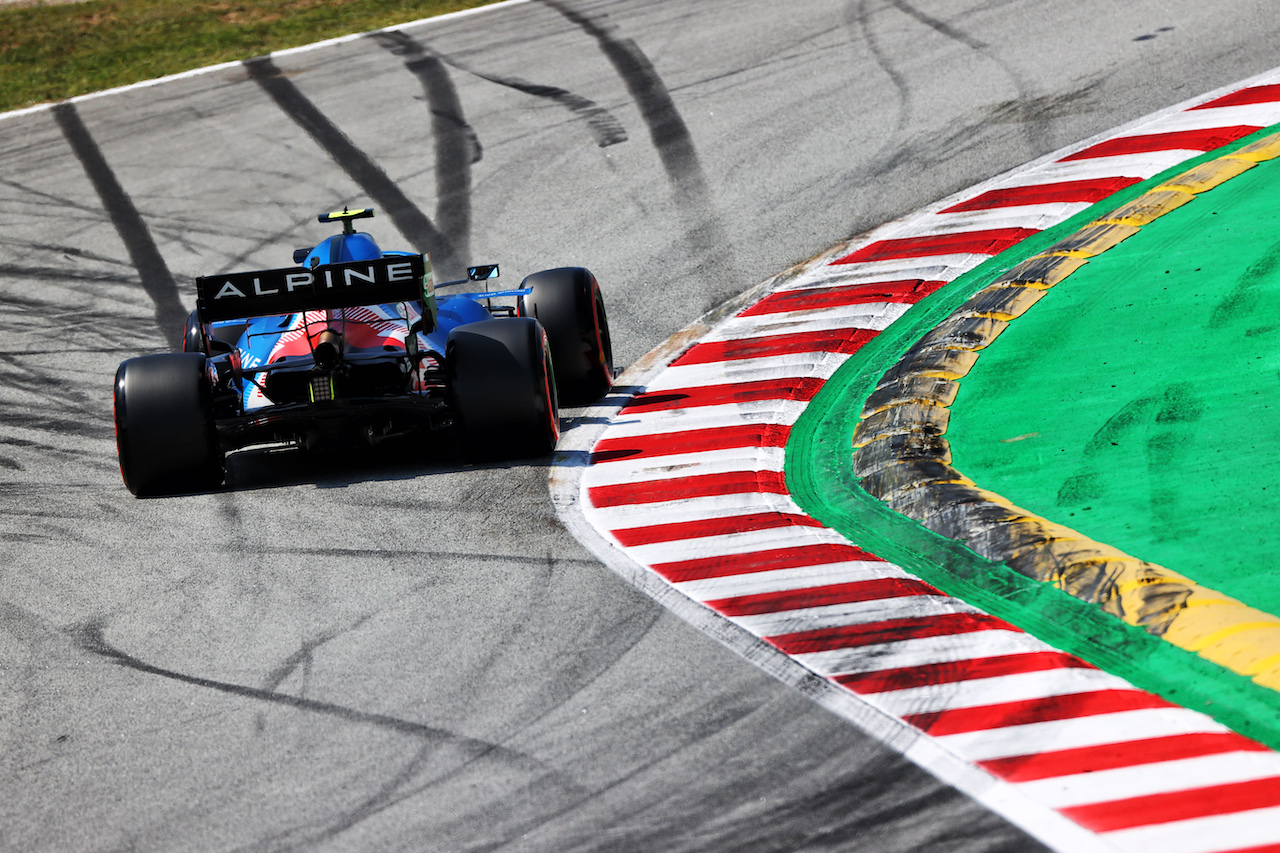 GP SPAGNA, Esteban Ocon (FRA) Alpine F1 Team A521.
07.05.2021 Formula 1 World Championship, Rd 4, Spanish Grand Prix, Barcelona, Spain, Practice Day.
- www.xpbimages.com, EMail: requests@xpbimages.com © Copyright: Moy / XPB Images