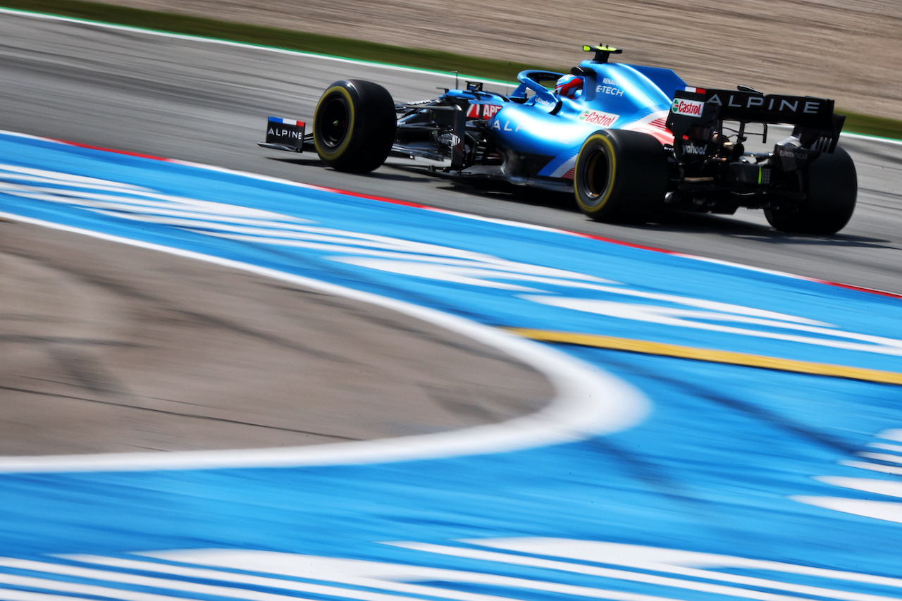 GP SPAGNA, Esteban Ocon (FRA) Alpine F1 Team A521.
07.05.2021 Formula 1 World Championship, Rd 4, Spanish Grand Prix, Barcelona, Spain, Practice Day.
- www.xpbimages.com, EMail: requests@xpbimages.com © Copyright: Moy / XPB Images