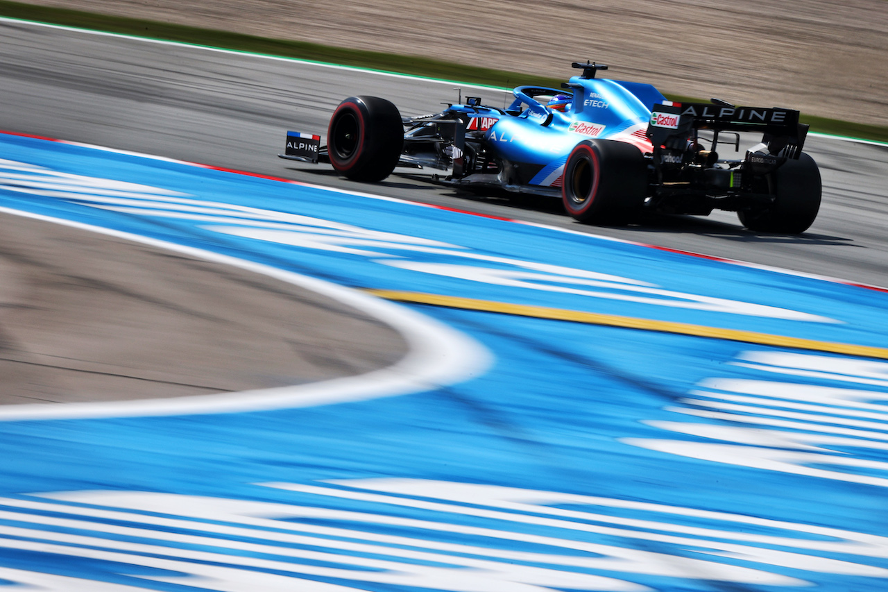 GP SPAGNA, Fernando Alonso (ESP) Alpine F1 Team A521.
07.05.2021 Formula 1 World Championship, Rd 4, Spanish Grand Prix, Barcelona, Spain, Practice Day.
- www.xpbimages.com, EMail: requests@xpbimages.com © Copyright: Moy / XPB Images