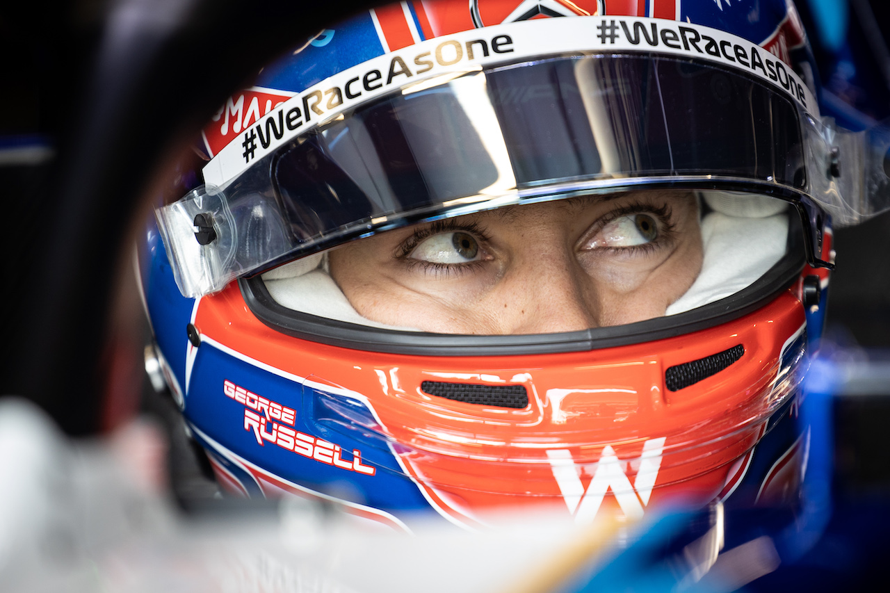 GP SPAGNA, George Russell (GBR) Williams Racing FW43B.
07.05.2021 Formula 1 World Championship, Rd 4, Spanish Grand Prix, Barcelona, Spain, Practice Day.
- www.xpbimages.com, EMail: requests@xpbimages.com © Copyright: Bearne / XPB Images