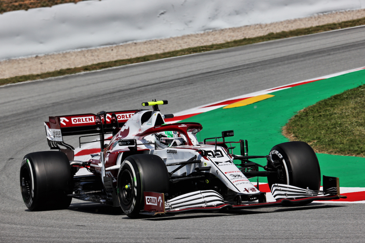 GP SPAGNA, Antonio Giovinazzi (ITA) Alfa Romeo Racing C41.
07.05.2021 Formula 1 World Championship, Rd 4, Spanish Grand Prix, Barcelona, Spain, Practice Day.
- www.xpbimages.com, EMail: requests@xpbimages.com © Copyright: Batchelor / XPB Images