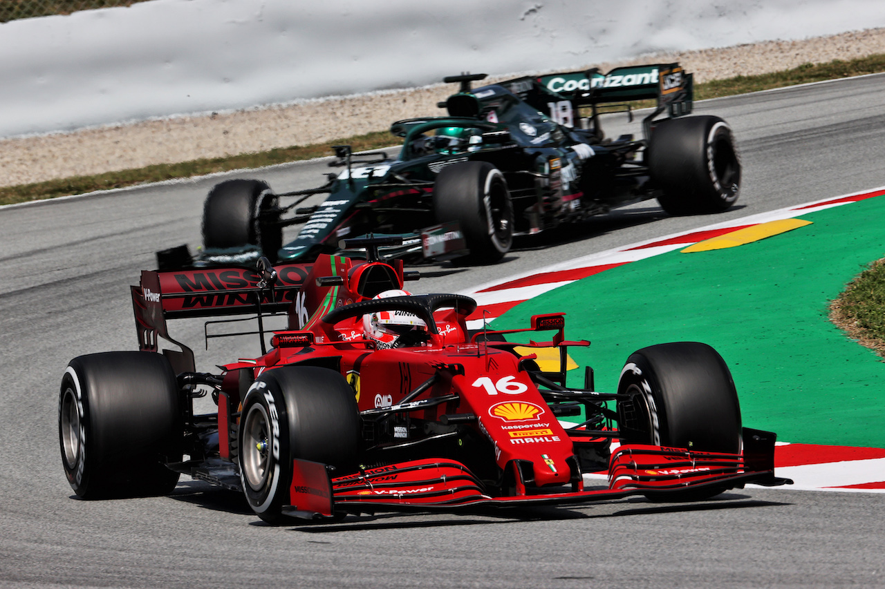 GP SPAGNA, Charles Leclerc (MON) Ferrari SF-21.
07.05.2021 Formula 1 World Championship, Rd 4, Spanish Grand Prix, Barcelona, Spain, Practice Day.
- www.xpbimages.com, EMail: requests@xpbimages.com © Copyright: Batchelor / XPB Images