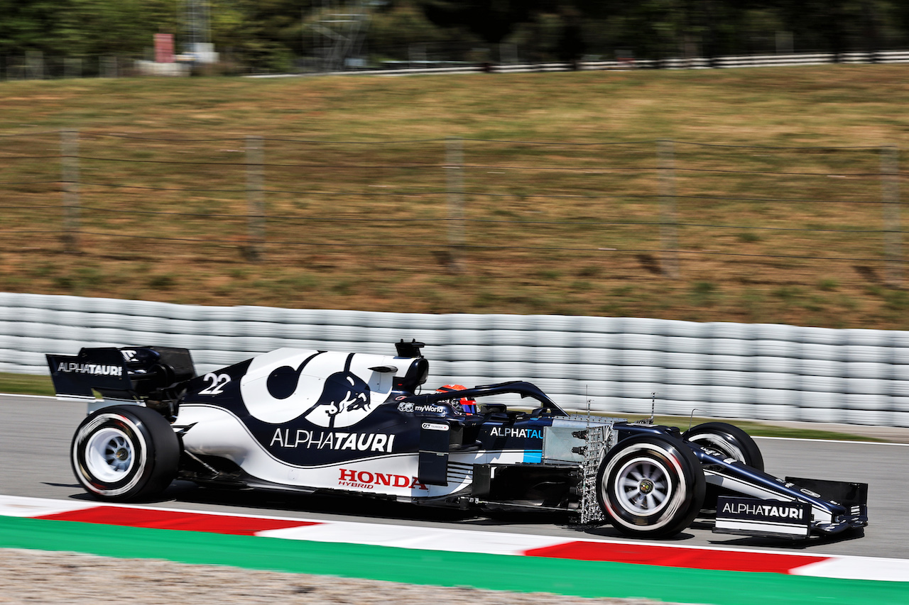 GP SPAGNA, Yuki Tsunoda (JPN) AlphaTauri AT02.
07.05.2021 Formula 1 World Championship, Rd 4, Spanish Grand Prix, Barcelona, Spain, Practice Day.
- www.xpbimages.com, EMail: requests@xpbimages.com © Copyright: Batchelor / XPB Images