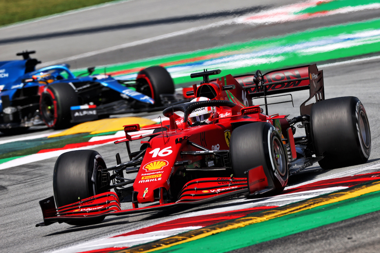 GP SPAGNA, Charles Leclerc (MON) Ferrari SF-21.
07.05.2021 Formula 1 World Championship, Rd 4, Spanish Grand Prix, Barcelona, Spain, Practice Day.
- www.xpbimages.com, EMail: requests@xpbimages.com © Copyright: Moy / XPB Images