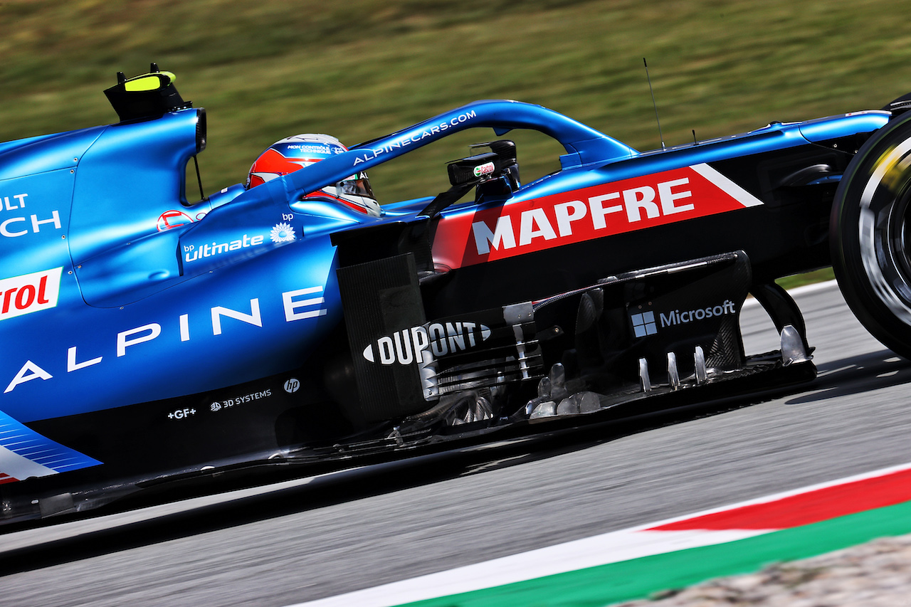 GP SPAGNA, Esteban Ocon (FRA) Alpine F1 Team A521.
07.05.2021 Formula 1 World Championship, Rd 4, Spanish Grand Prix, Barcelona, Spain, Practice Day.
- www.xpbimages.com, EMail: requests@xpbimages.com © Copyright: Batchelor / XPB Images
