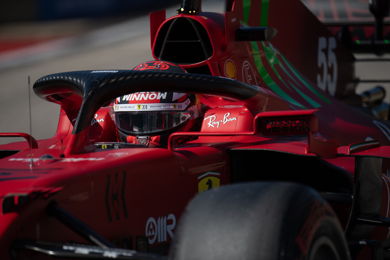 GP STATI UNITI, Carlos Sainz Jr (ESP) Ferrari SF-21.
24.10.2021. Formula 1 World Championship, Rd 17, United States Grand Prix, Austin, Texas, USA, Gara Day.
- www.xpbimages.com, EMail: requests@xpbimages.com © Copyright: Price / XPB Images