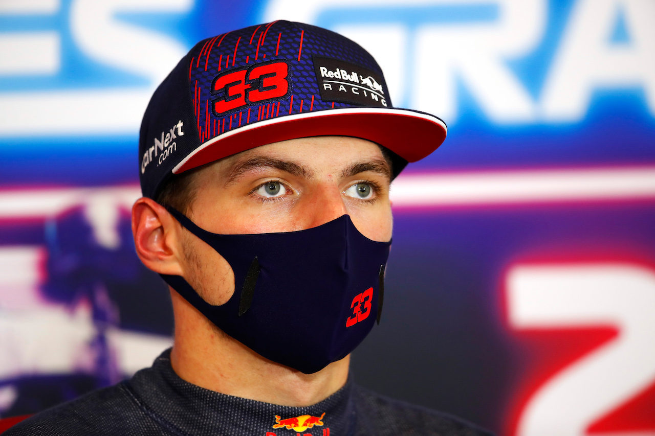 GP STATI UNITI, Max Verstappen (NLD) Red Bull Racing in the post race FIA Press Conference.
24.10.2021. Formula 1 World Championship, Rd 17, United States Grand Prix, Austin, Texas, USA, Gara Day.
- www.xpbimages.com, EMail: requests@xpbimages.com © Copyright: FIA Pool Image for Editorial Use Only