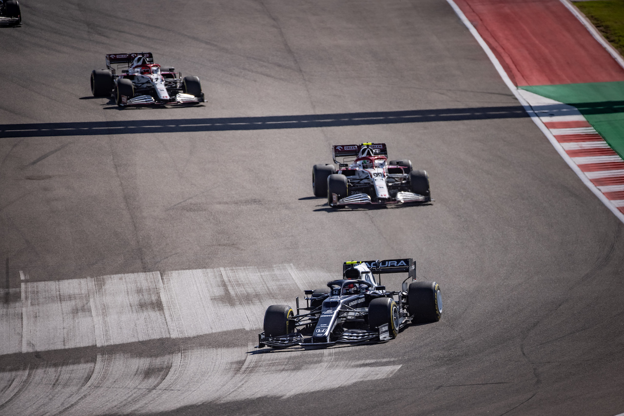 GP STATI UNITI, Pierre Gasly (FRA) AlphaTauri AT02.
24.10.2021. Formula 1 World Championship, Rd 17, United States Grand Prix, Austin, Texas, USA, Gara Day.
- www.xpbimages.com, EMail: requests@xpbimages.com © Copyright: Bearne / XPB Images