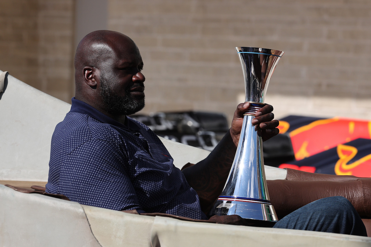 GP STATI UNITI, Shaquille O'Neal (USA), American former professional basketball player.
24.10.2021. Formula 1 World Championship, Rd 17, United States Grand Prix, Austin, Texas, USA, Gara Day.
- www.xpbimages.com, EMail: requests@xpbimages.com ¬© Copyright: Batchelor / XPB Images