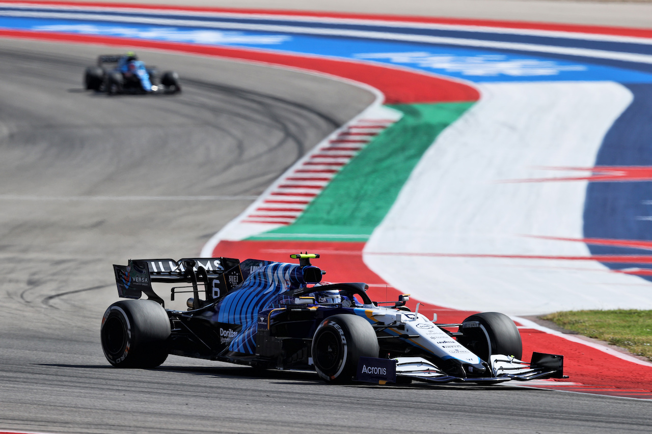 GP STATI UNITI, Nicholas Latifi (CDN) Williams Racing FW43B.
24.10.2021. Formula 1 World Championship, Rd 17, United States Grand Prix, Austin, Texas, USA, Gara Day.
- www.xpbimages.com, EMail: requests@xpbimages.com © Copyright: Moy / XPB Images