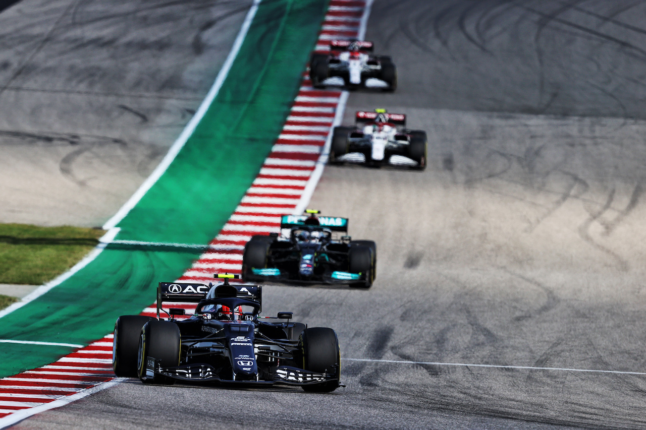 GP STATI UNITI, Pierre Gasly (FRA) AlphaTauri AT02.
24.10.2021. Formula 1 World Championship, Rd 17, United States Grand Prix, Austin, Texas, USA, Gara Day.
- www.xpbimages.com, EMail: requests@xpbimages.com © Copyright: Moy / XPB Images