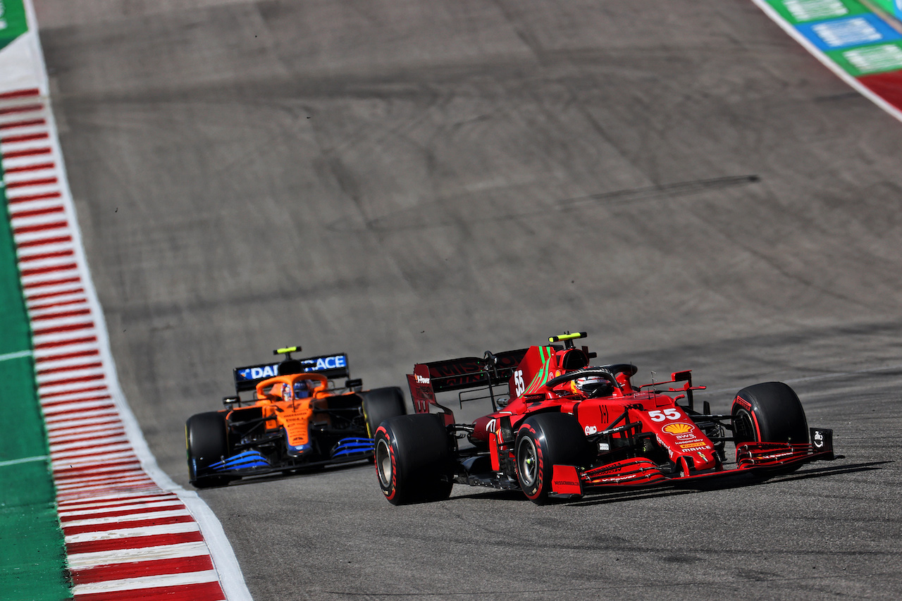 GP STATI UNITI, Carlos Sainz Jr (ESP) Ferrari SF-21.
24.10.2021. Formula 1 World Championship, Rd 17, United States Grand Prix, Austin, Texas, USA, Gara Day.
- www.xpbimages.com, EMail: requests@xpbimages.com © Copyright: Batchelor / XPB Images