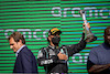 GP STATI UNITI, Lewis Hamilton (GBR) Mercedes AMG F1 celebrates his second position on the podium.
24.10.2021. Formula 1 World Championship, Rd 17, United States Grand Prix, Austin, Texas, USA, Gara Day.
- www.xpbimages.com, EMail: requests@xpbimages.com © Copyright: Bearne / XPB Images