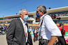 GP STATI UNITI, (L to R): Chase Carey (USA) with Guenther Steiner (ITA) Haas F1 Team Prinicipal on the grid.
24.10.2021. Formula 1 World Championship, Rd 17, United States Grand Prix, Austin, Texas, USA, Gara Day.
- www.xpbimages.com, EMail: requests@xpbimages.com © Copyright: Moy / XPB Images