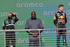 GP STATI UNITI, 2nd place Lewis Hamilton (GBR) Mercedes AMG F1 W12 with Shaquille O'Neal (USA), American former professional basketball player e 1st place Max Verstappen (NLD) Red Bull Racing RB16B.
24.10.2021. Formula 1 World Championship, Rd 17, United States Grand Prix, Austin, Texas, USA, Gara Day.
- www.xpbimages.com, EMail: requests@xpbimages.com ¬© Copyright: Batchelor / XPB Images