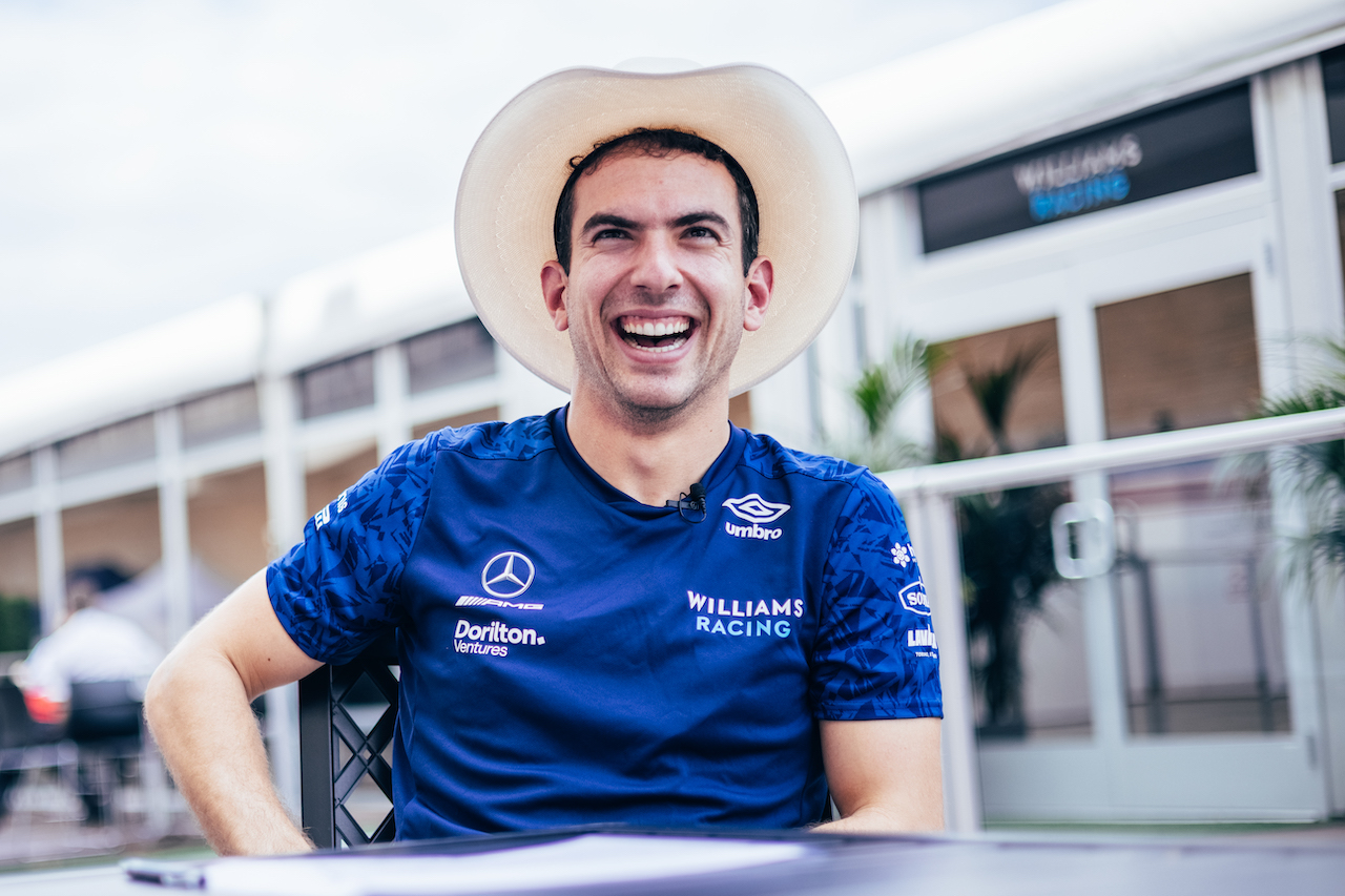 GP STATI UNITI, Nicholas Latifi (CDN) Williams Racing.
21.10.2021. Formula 1 World Championship, Rd 17, United States Grand Prix, Austin, Texas, USA, Preparation Day.
- www.xpbimages.com, EMail: requests@xpbimages.com © Copyright: Bearne / XPB Images