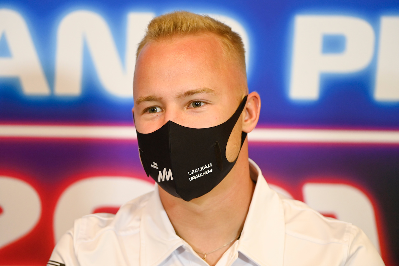 GP STATI UNITI, Nikita Mazepin (RUS) Haas F1 Team in the FIA Press Conference.
21.10.2021. Formula 1 World Championship, Rd 17, United States Grand Prix, Austin, Texas, USA, Preparation Day.
- www.xpbimages.com, EMail: requests@xpbimages.com © Copyright: FIA Pool Image for Editorial Use Only