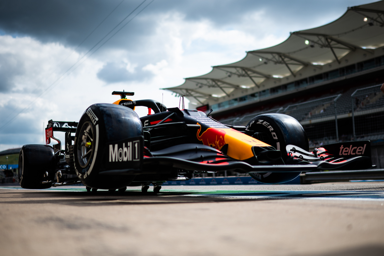 GP STATI UNITI, Red Bull Racing RB16B.
21.10.2021. Formula 1 World Championship, Rd 17, United States Grand Prix, Austin, Texas, USA, Preparation Day.
- www.xpbimages.com, EMail: requests@xpbimages.com © Copyright: Price / XPB Images